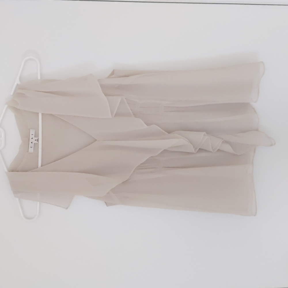 Cabi Ivory Whisper Blouse (#814)